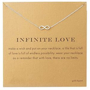 Trendy  Color Infinite Love Necklace For Women Min